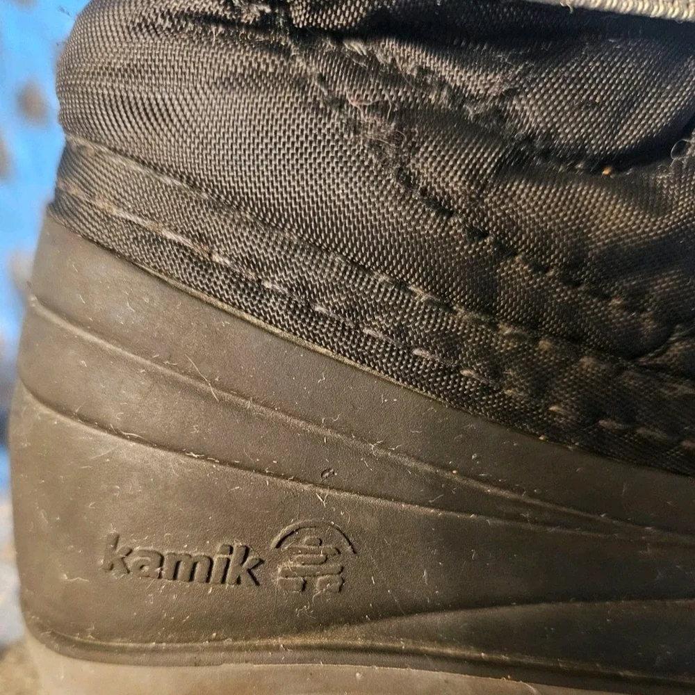 Kamik‎ Kids Toddler Black Waterproof Lined Snow Boots Size 6